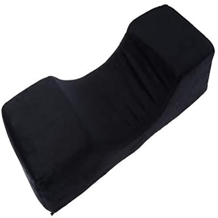 Ripsityyny niskatuella, pehmeä ripsityyny ripsien siirrännäisiin, muistivaahtomuovista ripsienpidennystyyny taskulla, meikkisalonki (musta)