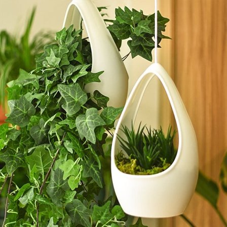 Itsekasteleva riippuva ruukku vesiviljelyyn