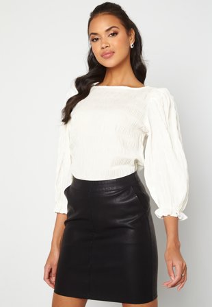 ICHI Aron Blouse Cloud Dancer Klær