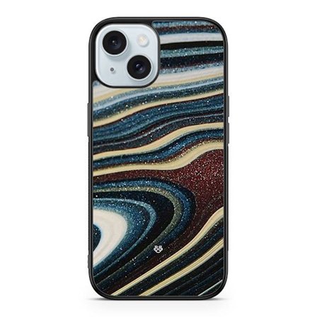 Bjornberry Skal iPhone 15 - Malakitmönster