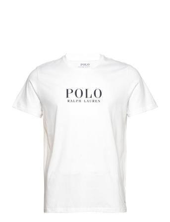 Logo Cotton Jersey Sleep Shirt Underwear Night & Loungewear Pyjama Tops White Polo Ralph Lauren Underwear