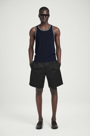 COS Men's Tailored Cotton Chino Shorts in Black