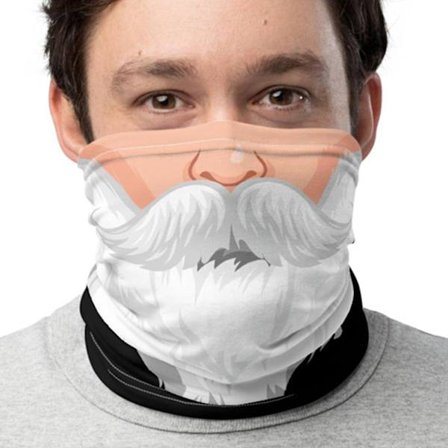 Joulupukin kaula puolinaamari Tube Bandana-huivi - spot-ale