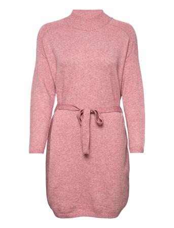 Onlleva L/S Belt Dress Ex Knt Pink ONLY