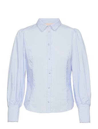 Chillykb Ls Blouse Blue Karen By Simonsen