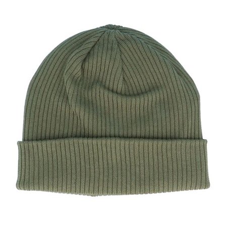 Beechfield - Grön cuff Beanie - Olive Green Organic Cotton Cuff @ Hatstore