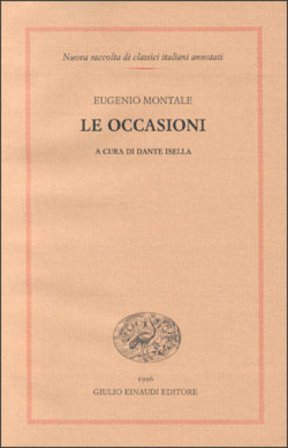 Le occasioni Eugenio Montale
