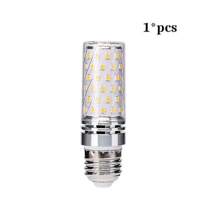 Led-pære, majspære Watt8w svarer til 120w halogen majspære 1600lm lys AC 230v lysekrone 360 bred stråle Led 84*2835 [energiklasse A++] (e14