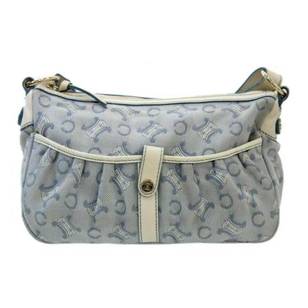 Celine Vintage Shoulder Bags Blå, Dame Vintage Tasker, Størrelse: ONE Size