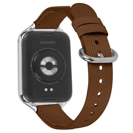 Xiaomi Redmi Watch 4 Nylon Canvas Watch Strap Multiple Holes Design Watch band - Brown