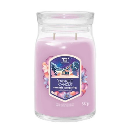 Doftljus - YANKEE CANDLE Stor Burk - Doft Summit Stargazing - Sojavax - Lila glas