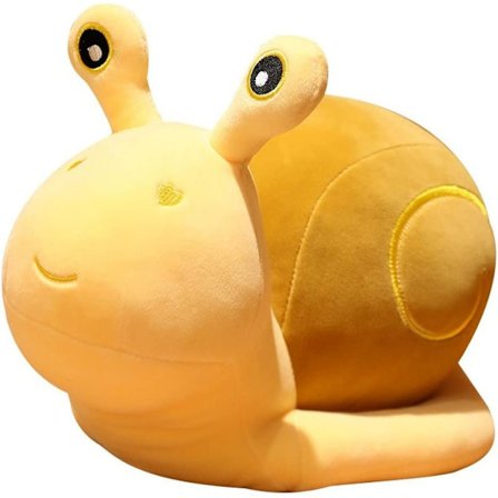 Söta tecknade snigeldocka plyschleksak barn födelsedagspresent stor snigel Pi