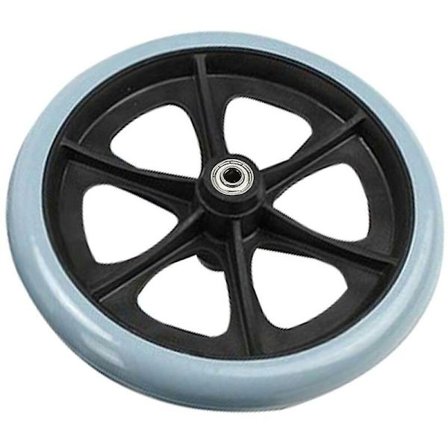 6/8 tommer universel caster forhjul dæk massivt hjul kørestol tilbehør(6 tommer grå)