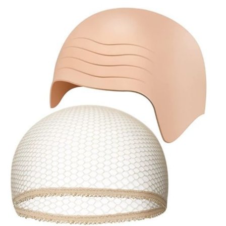 Skaldet hætte tyk latex hætte paryk hætte - Perfet