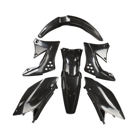 Kit Plastiche Acerbis Kawasaki Nero - Kawasaki KX 450F 2009-2011