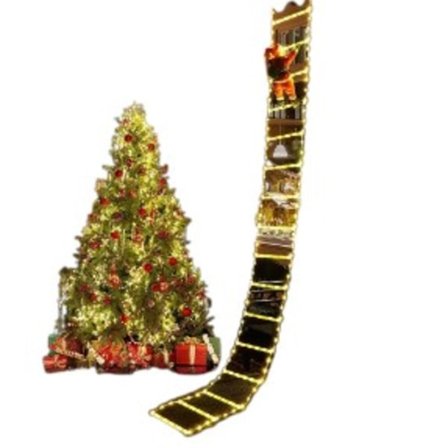 3M Julenissen Klatre Stige Lys Julepynt Vanntett Lys