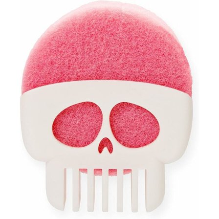 Svampeholder til køkken, badeværelse eller håndvask, til dræning og tørring af alle typer svampe (to opbevaringshuller - hvid)