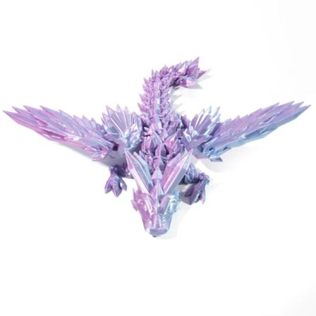 3D-printede flyvende drager legetøj ornament charmerende mode dekorativ model til dreng pige kvinder mænd Blå PRO