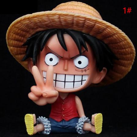 Q Version Luffy Per Childhood Pvc Action Figures Lovely Model T
