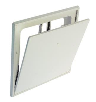 Habo 401 Klaffventil 178 x 178 mm, hvit, Ventilasjon