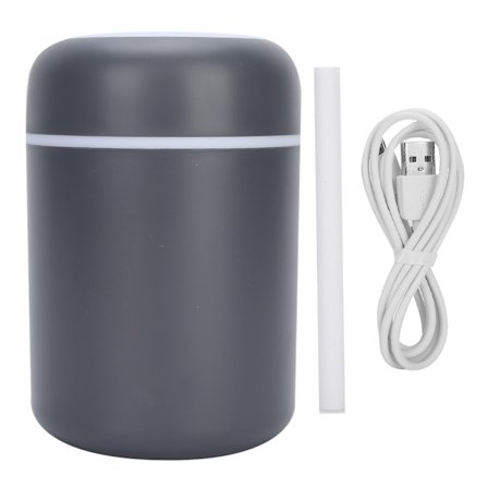 300ml USB Husholdningsbil Luftfukter Skrivebord Bærbar Nattlys Luftfukter Spray Marineblå