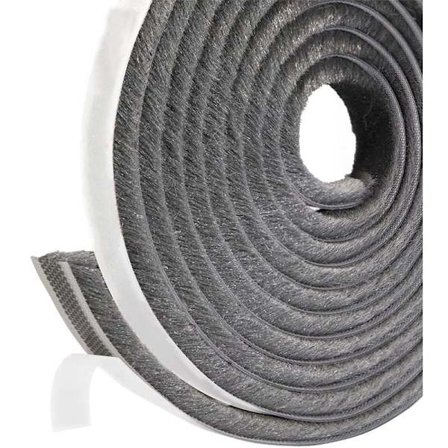 33 Fod/10 M Selvklæbende Vejrstrimler til Vindue Dør Lydisolering, Vindtæt, Støvtæt, 0,35 Tommer X 0,6 Tommer