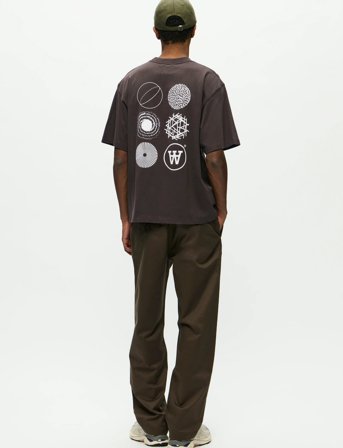 WOOD WOOD Wwliam Tee Aacomp 25074 - Brown - S