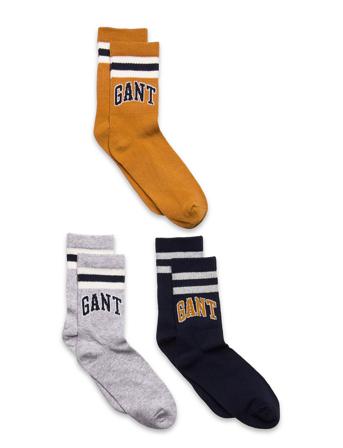 D1. Graphic Socks 3-Pack Blue GANT