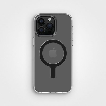 Circular Clear Phone Case with MagSafe Bundle | Get Cable for Free, iPhone 15 Pro Max