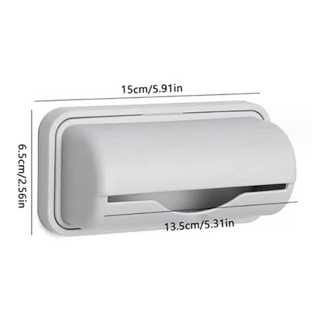 Søppelposedispenser Veggmontert søppelsekker Oppbevaringsboks for B