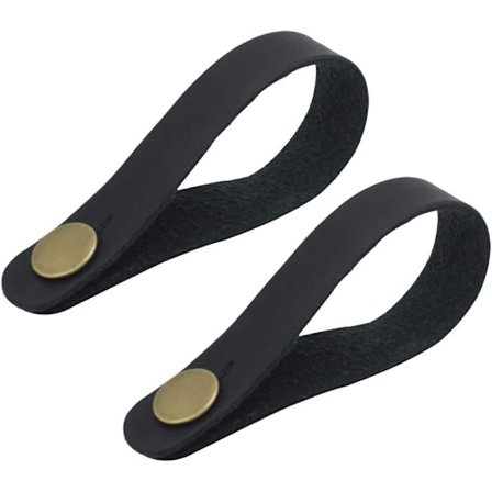 Gitarreim Ukulele Reim Knapp Syntetisk Lær Headstock Adapter for Ukulele Akustisk Gitar 2 stk