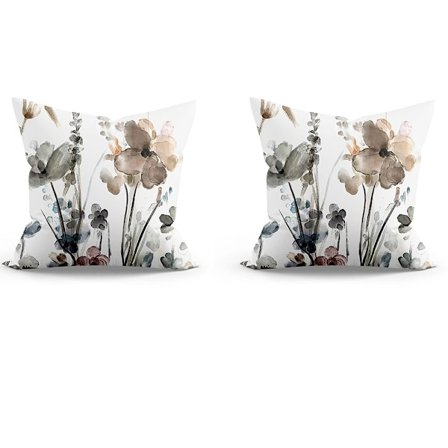 2 Stk Puder til Seng Dekoration Mønstrede Puder Dekorative