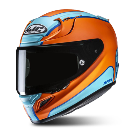Integralhelm HJC RPHA 12 Respon Orange/Blau S