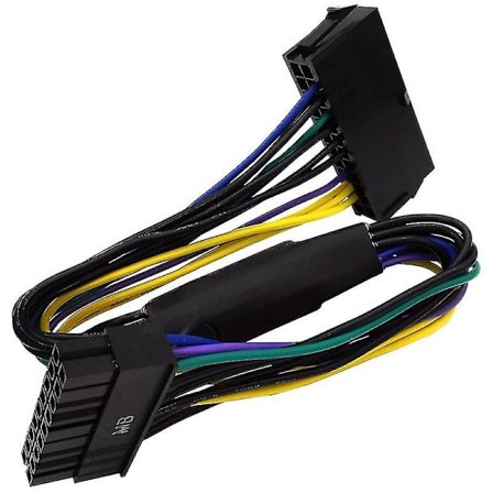 24 Pin til 18 Pin Atx Psu Strøm Kompatibel med HP Z220 Z230 Z420 Z620 Workstation 13-tommer (33 cm)