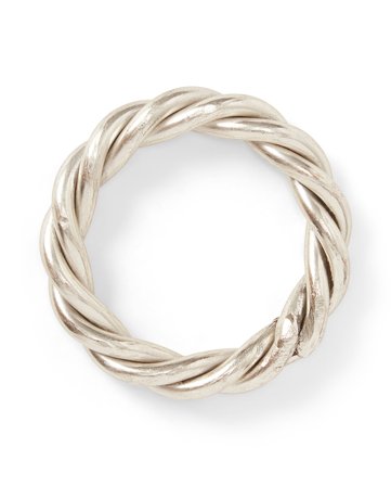 Lexington Gedrehter versilberter serviettenring