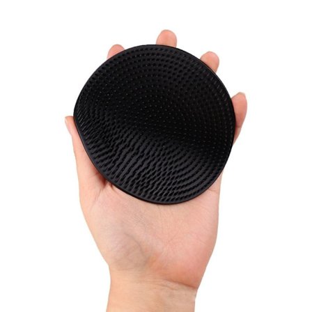 Tre Finger Badebørste Massage Brusebørste SORT