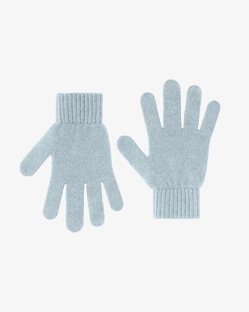 Merino Wool Gloves - Polar Blue M-L