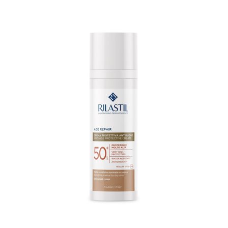 Rilastil Age Repair Crema SPF50+ universal color 50ml - Solare viso alta prot.