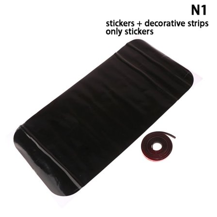 IC Svart Auto Bil Simulering Panorama soltak Sticker Takdekal 1