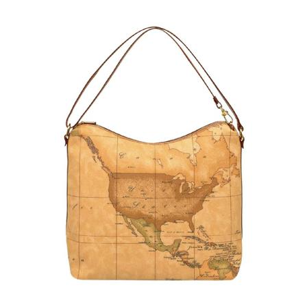 Alviero Martini 1a Classe, Hobo Bag Geo Classic Bruin, Dames, Maat:ONE Size