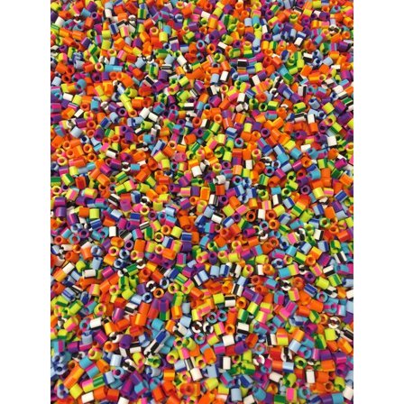 NABBI Nabbipärlor mix randiga 10000/fp - Lyreco - Skola och förskola - Hobbymaterial - Nabbipärlor - Rörpärlor