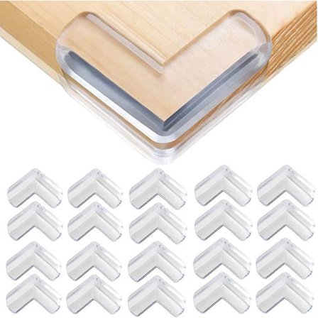 Sikkerhedshjørnebeskyttere, 20 stk. Babysikring af sikkerhedshjørner