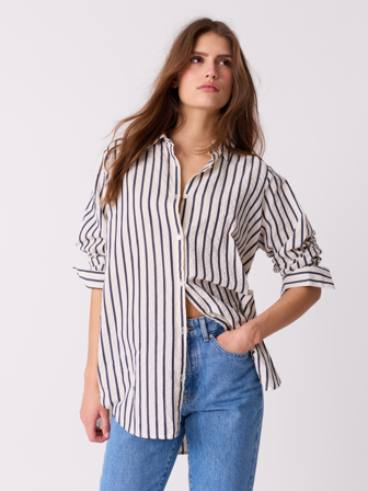 Jean Paul - Elly skjorte - Dame - Blå - Skjorter & Bluser - L