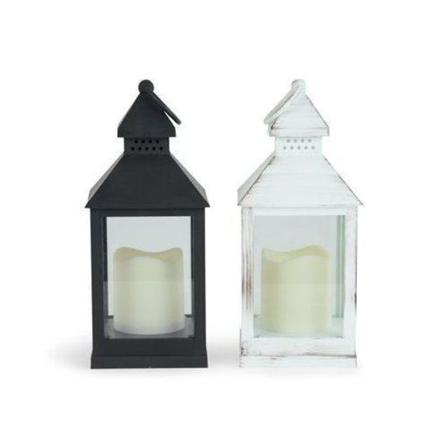 No1 2-pack Ljuslykta Led-lampa Timer I Klassisk Design 2-färger Vit