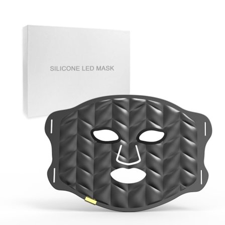 LED hjemme skønhedsmaskine med 4-farvet lysterapi, 3 tilstande, Type-C genopladelig 2500mAh