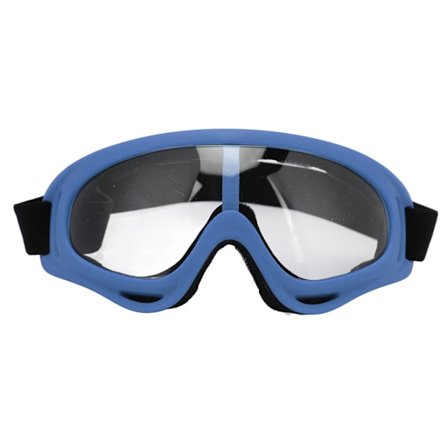 Skibriller PC Transparent Linser UV-beskyttelse Vindtæt Justerbart Pandebånd Snowboardbriller Mørkeblå Ramme