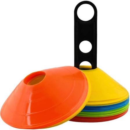 Träningskoner 50-pack Multifärg