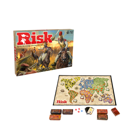 HASBRO GAMES Sällskapsspel, Risk Spel ONESIZE