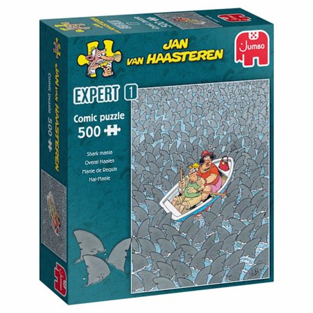 Jan van Haasteren Expert 1 Shark Mania Pussel 500 bitar