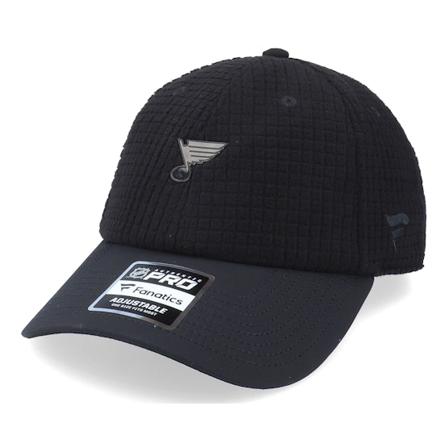 Fanatics - NHL Zwart unconstructed Cap - St. Louis Blues Black Ice Black Dad Cap @ Hatstore